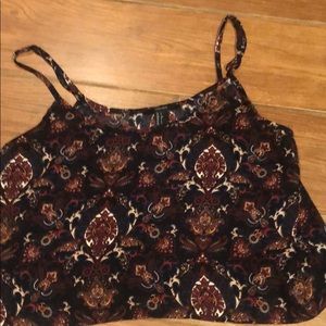 Paisley crop top